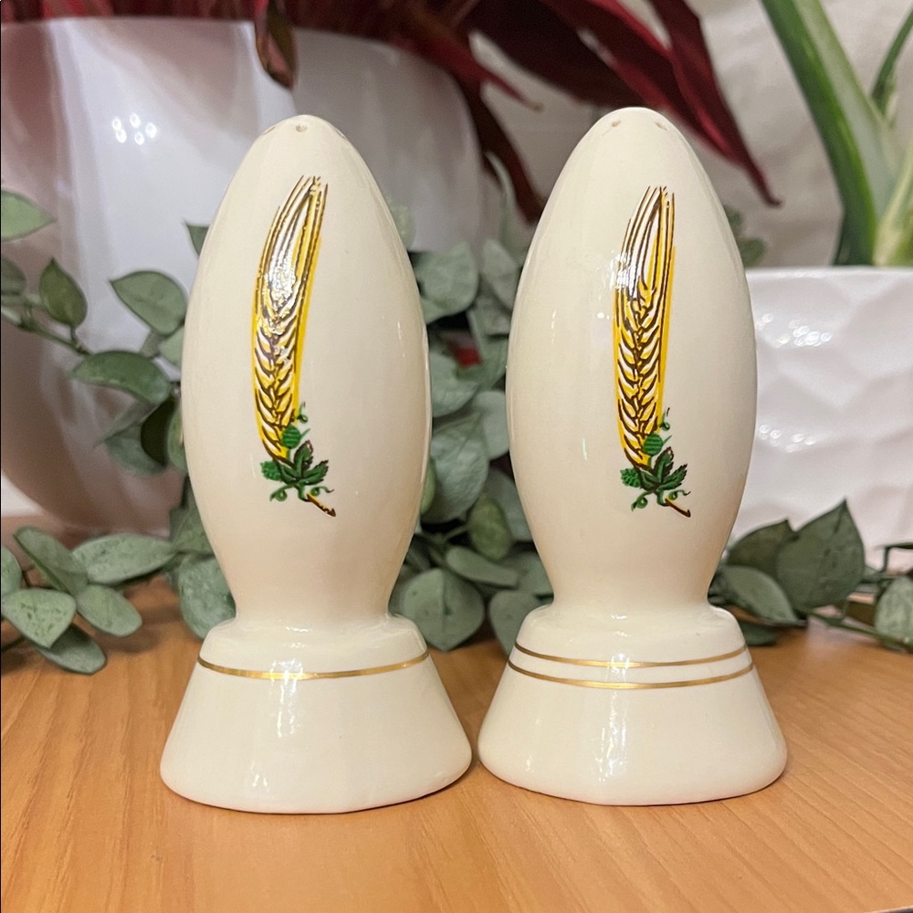 Coors Pottery Vintage 1930’s Salt & Pepper Shaker Set EUC - Picture 1 of 7